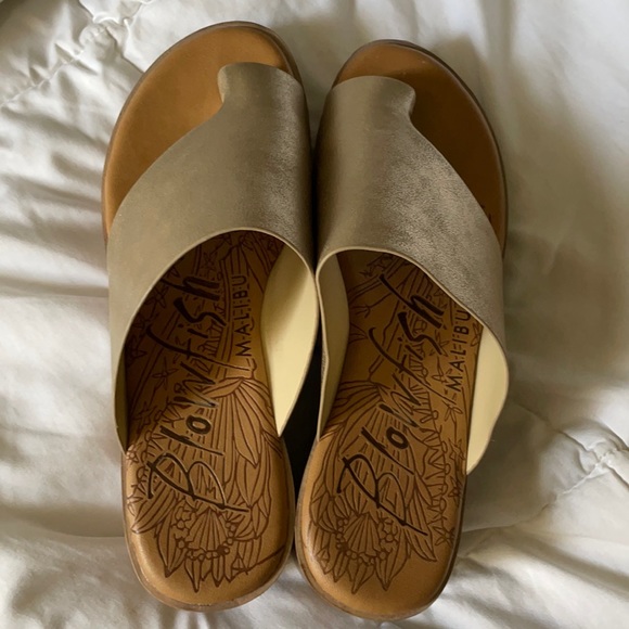 Blowfish Shoes - Blowfish Metallic sandals.